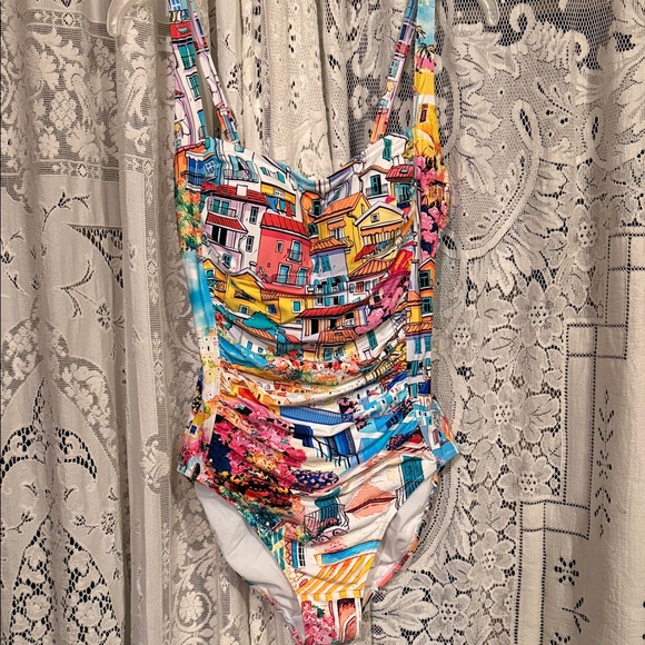 Johnny Was Other - Johnny Was Cannes Multicolor One Piece Swimsuit